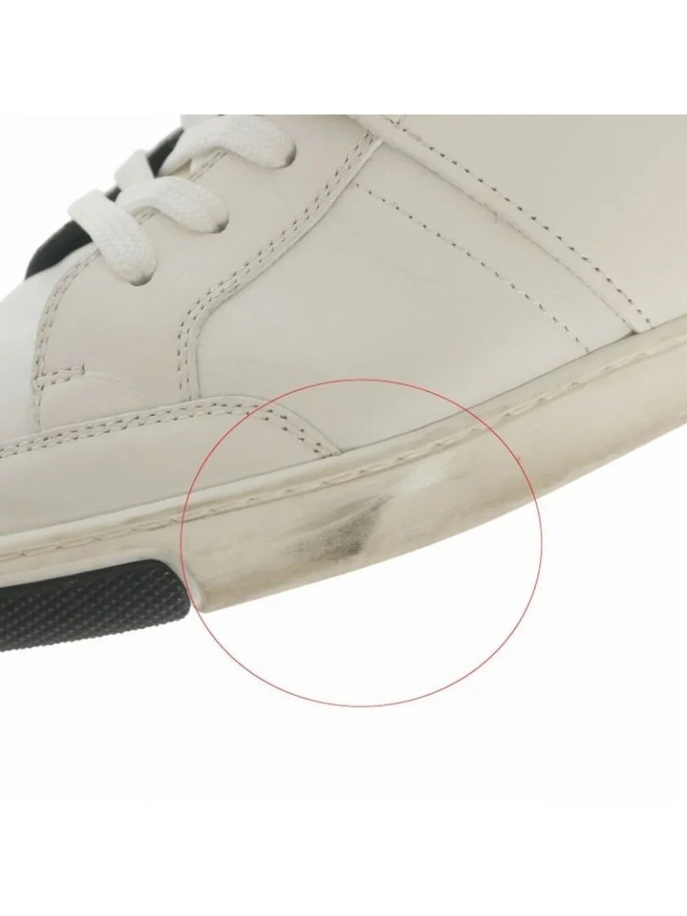 Louis Vuitton Damier Graphite Sneakers 6.5 White Black
